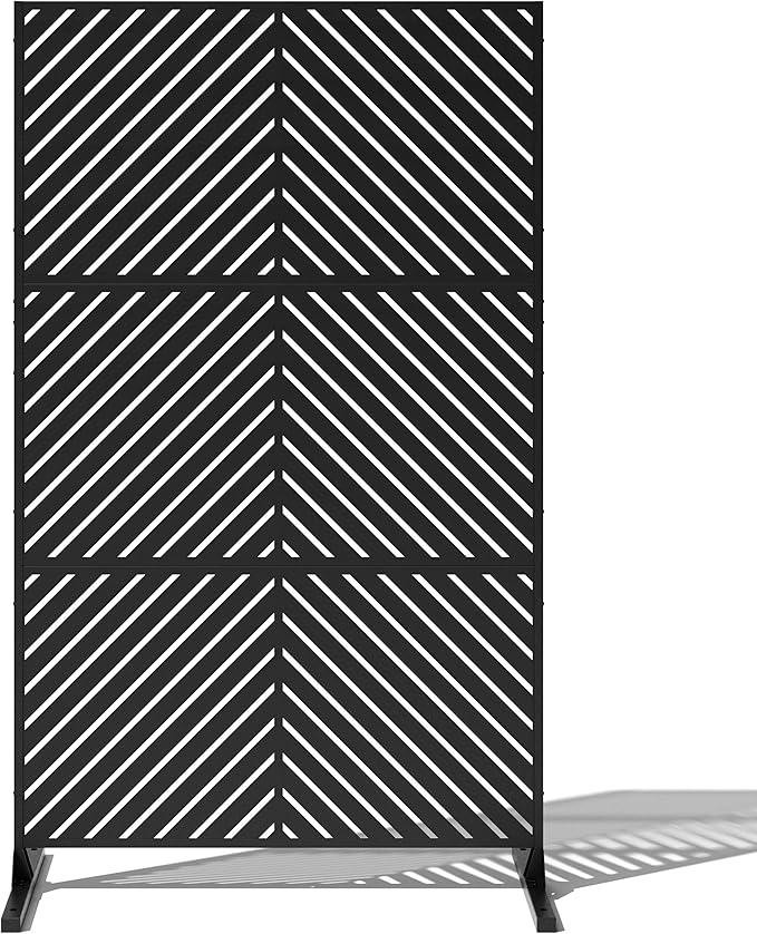 Veradek Outdoor Privacy Screen Series - Arrow Privacy Screen Set w/Stand
