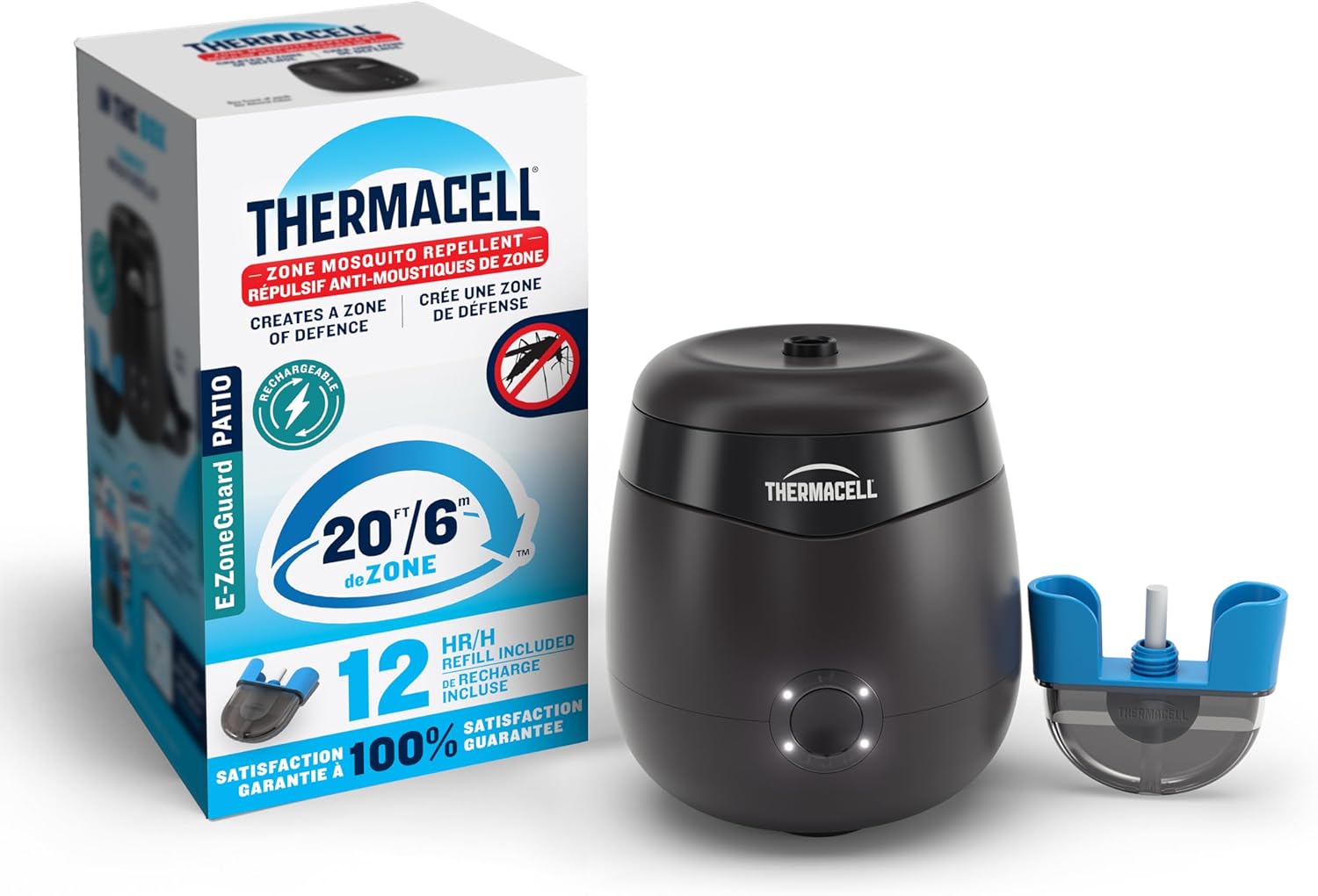 Thermacell E-ZoneGuard Patio Rechargeable Mosquito Repeller